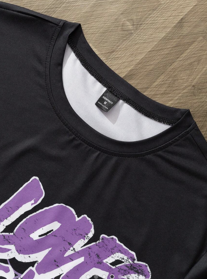 Men's Skeleton Graphic Tee 100% Cotton