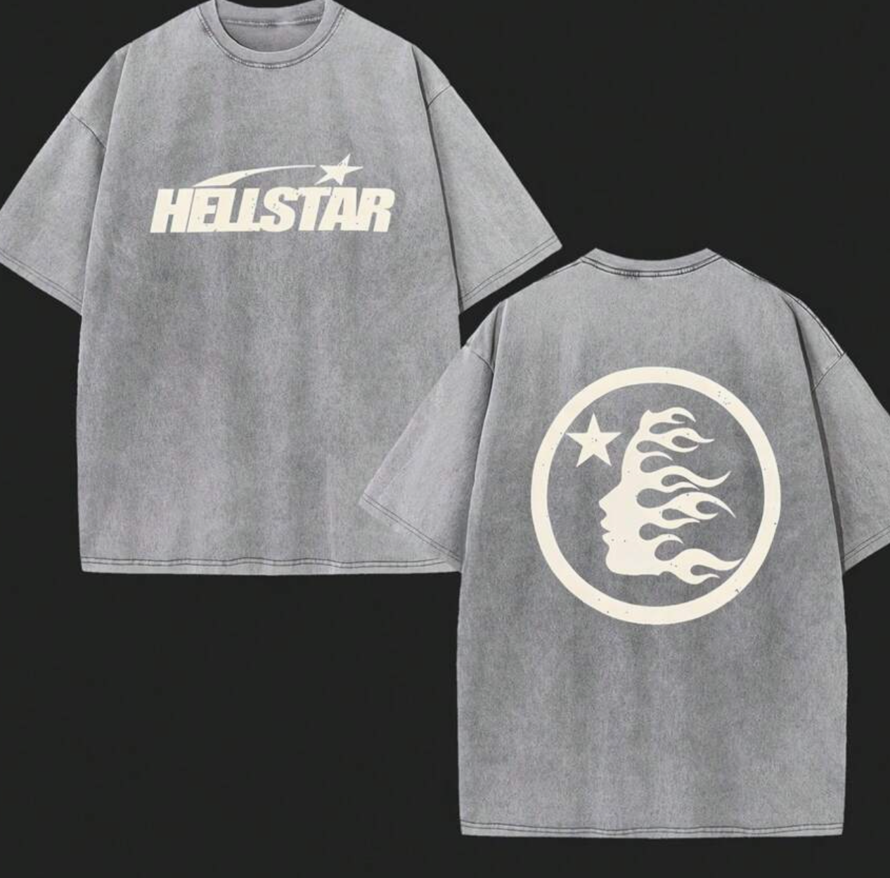 Casual HellStar Graphic Tee 100% Cotton