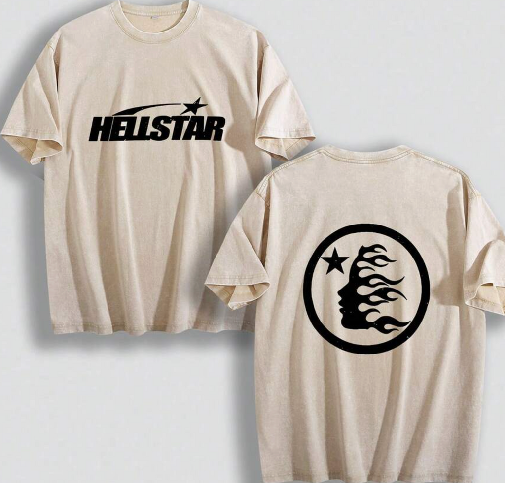 Casual HellStar Graphic Tee 100% Cotton